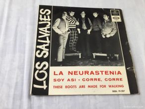 Vinyl records: LOS SALVAJES - LA NEURASTENIA - EP - SPAIN - REGAL - REF SEDL 19.507